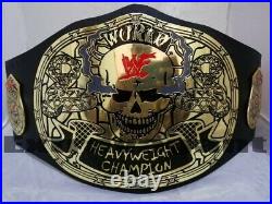 WWF Stone Cold Smoking Skull World Heavyweight Championship Wrestling Belt (2MM)