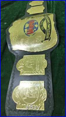 WWF Tag Team Wrestling Championship Belt. Adult Size. (2mm plates)