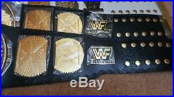 WWF WWE Classic Gold Winged Eagle Championship Belt. All Size 2020