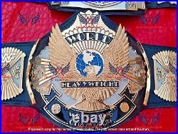 WWF Winged Eagle Championship Wrestling Replica Belt 5.5MM CNC HD Hand Carved