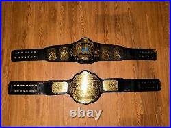 WWF Winged Eagle & World Heavyweight Championship Title Belts
