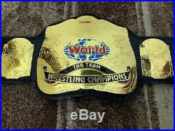 WWF World TAG TEAM Wrestling Championship Belt. Adult Size