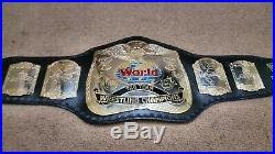 WWF World TAG TEAM Wrestling Championship Belt. Adult Size. Dual plated