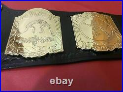WWF World TAG TEAM Wrestling Championship Belt dual plated Adult Size Replica