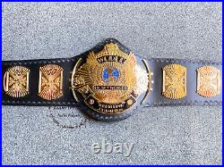 WWF World Winged Eagle Heavyweight Wrestling Championship Belt 4mm Zinc Plates