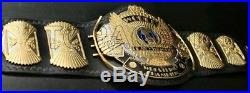 WWF leather gold Winged eagle championship replica belt adult size