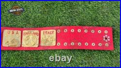 WWWF Bob Backlund Antonio Inoki Championship Title Belt