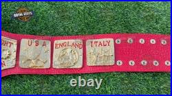 WWWF Bob Backlund Antonio Inoki Championship Title Belt