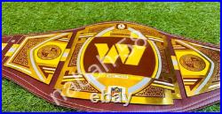 Washington Commanders NFL Championship Replica Belt Adult Size 2MM/4MM Plates