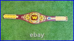Washington Commanders NFL Championship Replica Belt Adult Size 2MM/4MM Plates