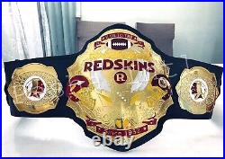 Washington Redskins Commanders Superbowl Championship Leather title belt Adult