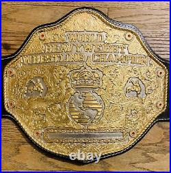 Wcw Big Gold Jeweler Crumrine Top Rope Belts Championship Wrestling Replica Belt