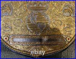 Wcw Big Gold Jeweler Crumrine Top Rope Belts Championship Wrestling Replica Belt