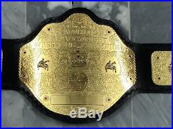 Wcw Big Gold World Heavyweight Championship Adult Belt Replica Gold Plated