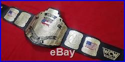 Wcw United States Heavyweight Championship Replica Belt 4mm Thick Brass Plates