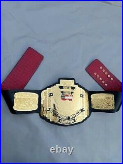 Wcw United States Heavyweight championship Belt Replica, Old school Belt, 4mm zinc
