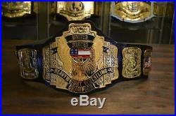 Wcw United States Us Championship Belt In 4mm Zinc Gold Plated