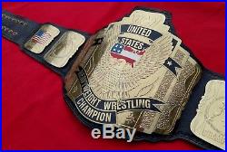 Wcw United States / Us Heavyweight Championship Belt 4mm Thick Brass Plates