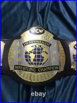 Wcw World Heavyweight Championship Belt Brass Adult Size Replica
