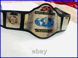 Wcw World Television Championship Replica Belt 2mm Brass Adult Size