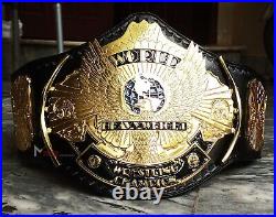 Winged Eagle Championship Belt 4MM ZINC Meta Plates (DEEP ETCHING) Replica Title