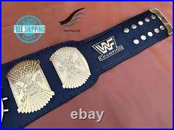 Winged Eagle Championship Wrestling Replica Title Belt 2mm Brass Plate Adult