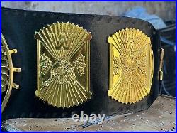 Winged Eagle Championship Wrestling Replica Title Belt 2mm Brass Plate Adult NEW