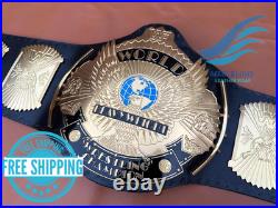 Winged Eagle Championship Wrestling Replica Title Belt 4MM Brass Adult size
