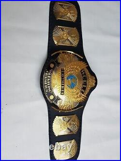 Winged Eagle Championship Wrestling Replica Title Belt Adult Size 4mm plates