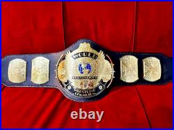 Winged Eagle Championship Wrestling Replica Title Belt Adult Size 6mm Diecast