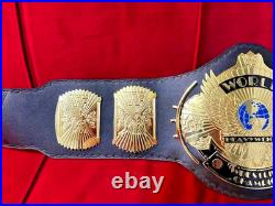 Winged Eagle Championship Wrestling Replica Title Belt Adult Size 6mm Diecast