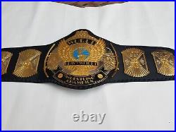 Winged Eagle Championship Wrestling Replica Title Belt Brass 4MM Adult size