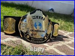 Winged Eagle Championship Wrestling Title Belt 4MM Replica Adult size