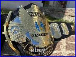 Winged Eagle Championship Wrestling Title Belt 6MM Replica Adult size