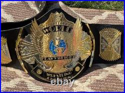 Winged Eagle Championship Wrestling Title Belt 6MM Replica Adult size