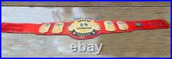 Winged Eagle Heavyweight Championship Title Belt 4mm Zinc Red Leather Strap