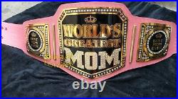 World Best Mom Championship Belt Adult Size Wrestling Replica Title