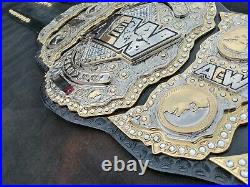 World Championship Wrestling Replica Triple layer 12mm ZINC PLATES