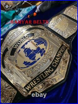 World Class Heavyweight Championship Belt-WCCW / WCWA Wrestling Belt-Gold Plated World Class Heavyweight Championship Belt-WCCW / WCWA Wrestling Belt-Gold Plated