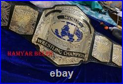 World Class Heavyweight Championship Belt-WCCW / WCWA Wrestling Belt-Gold Plated World Class Heavyweight Championship Belt-WCCW / WCWA Wrestling Belt-Gold Plated