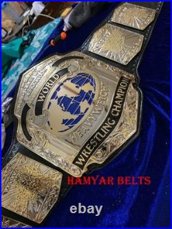 World Class Heavyweight Championship Belt-WCCW / WCWA Wrestling Belt-Gold Plated World Class Heavyweight Championship Belt-WCCW / WCWA Wrestling Belt-Gold Plated