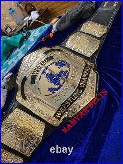 World Class Heavyweight Championship Belt-WCCW / WCWA Wrestling Belt-Gold Plated World Class Heavyweight Championship Belt-WCCW / WCWA Wrestling Belt-Gold Plated