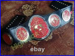 World Class Heavyweight Wrestling Championship Belt Brass plates