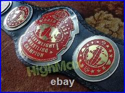 World Class Heavyweight Wrestling Championship Belt Brass plates