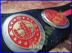 World Class Heavyweight Wrestling Championship Belt Brass plates