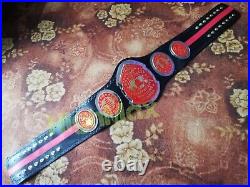 World Class Heavyweight Wrestling Championship Belt Brass plates