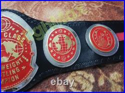 World Class Heavyweight Wrestling Championship Belt Brass plates