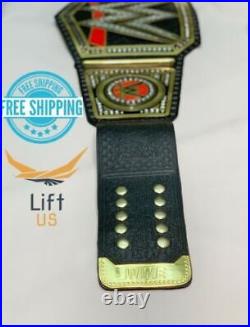 World Heavy Weight Championship Replica Title Belt Adult Size 2MM Brass Black
