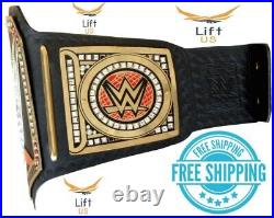 World Heavy Weight Championship Replica Title Belt Adult Size 2MM Brass Black