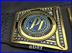 World Heavy Weight Championship Replica Title Belt Adult Size 2MM Brass Black AJ